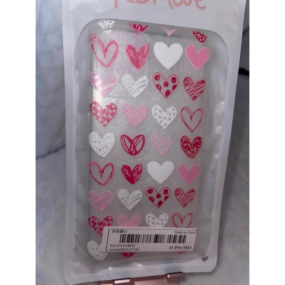 Valentines Hearts Clear iPhone 11 Pro Max Case ❤️ - Picture 9 of 17